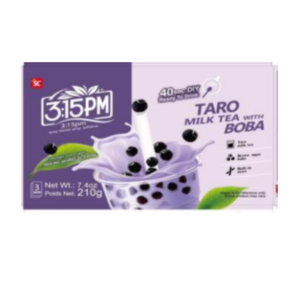 3:15pm Taro Boba Tea - Five Continents International